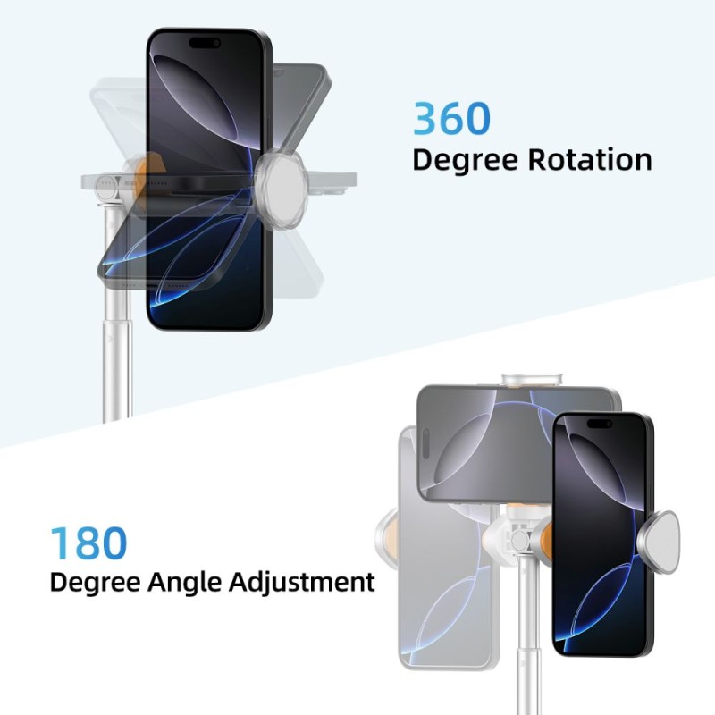 Tech-Protect L09S Bluetooth Selfie Stick с трипод, бял - 5906302330881
