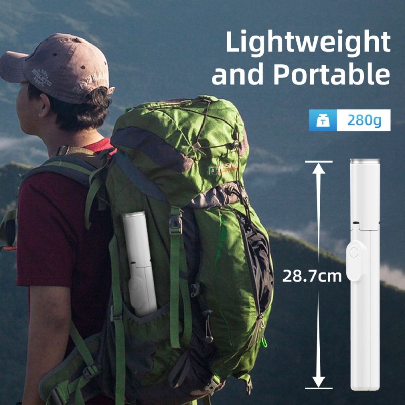Tech-Protect L09S Bluetooth Selfie Stick с трипод, бял - 5906302330881