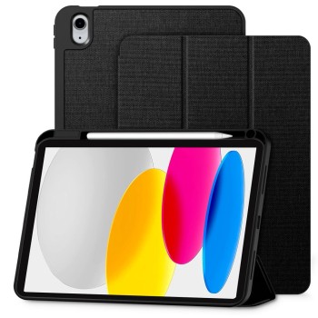 Tech-Protect SC Pen Canvas калъф с място за Apple Pencil за iPad 10.9” (10/2022) и iPad 11” (11/2025) Obsidian Black Tech-Protect SC Pen Canvas калъф с място за Apple Pencil за iPad 10.9” (10/2022) и iPad 11” (11/2025) Obsidian Black