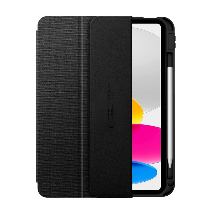 Tech-Protect SC Pen Canvas калъф с място за Apple Pencil за iPad 10.9” (10/2022) и iPad 11” (11/2025) Obsidian Black - Tech-Protect SC Pen Canvas калъф с място за Apple Pencil за iPad 10.9” (10/2022) и iPad 11” (11/2025) Obsidian Black - 5906302330911