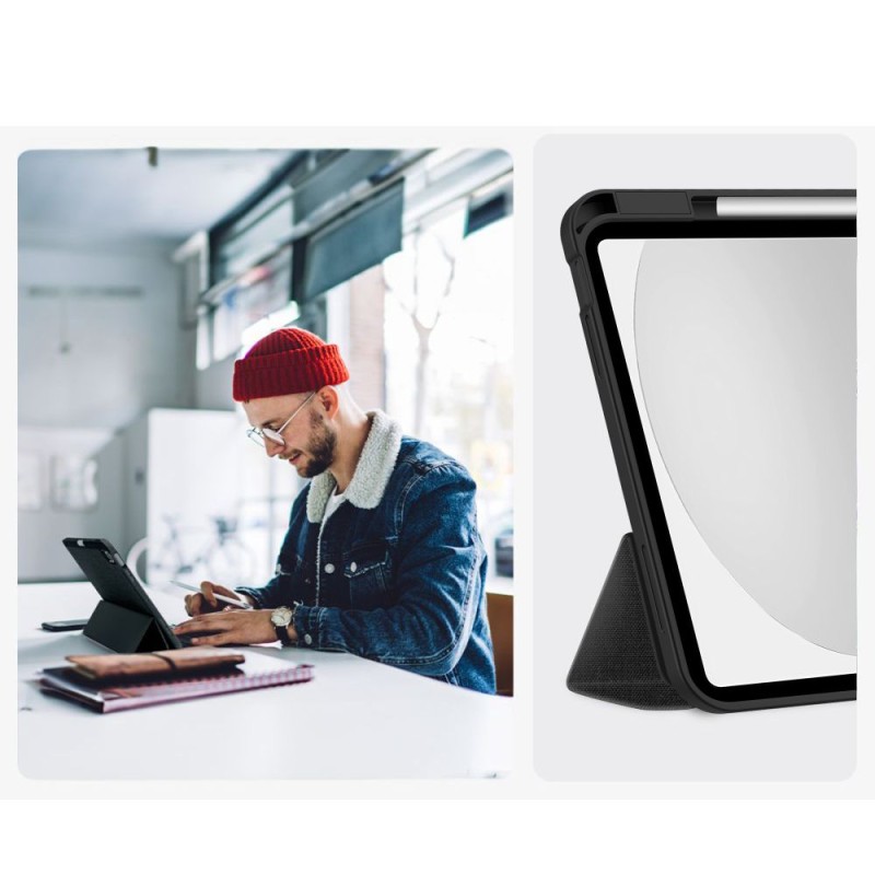 Tech-Protect SC Pen Canvas калъф с място за Apple Pencil за iPad 10.9” (10/2022) и iPad 11” (11/2025) Obsidian Black - Tech-Protect SC Pen Canvas калъф с място за Apple Pencil за iPad 10.9” (10/2022) и iPad 11” (11/2025) Obsidian Black - 5906302330911