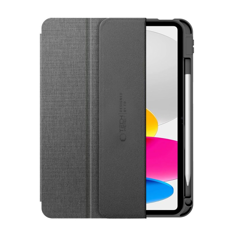 Tech-Protect SC Pen Canvas кейс с място за Apple Pencil за iPad 10.9 (10/2022) и iPad 11 (11/2025), графитено сив - Tech-Protect SC Pen Canvas кейс с място за Apple Pencil за iPad 10.9 (10/2022) и iPad 11 (11/2025), графитено сив - 5906302330928
