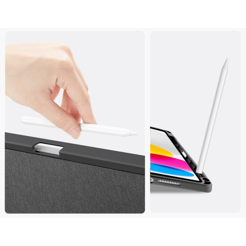 Tech-Protect SC Pen Canvas кейс с място за Apple Pencil за iPad 10.9 (10/2022) и iPad 11 (11/2025), графитено сив - Tech-Protect SC Pen Canvas кейс с място за Apple Pencil за iPad 10.9 (10/2022) и iPad 11 (11/2025), графитено сив - 5906302330928