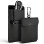 Tech-Protect KLR400 Faraday pouch калъф за ключове и карти без ключ (Keyless) RFID блокер, черен/черен