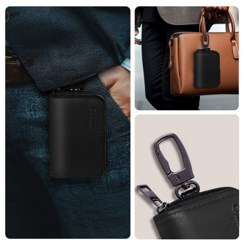 Етюи (клaтка) Фарадея Tech-Protect KLR300 за ключове Keyless RFID сигнал блокер Black/Black - Етюи (клaтка) Фарадея Tech-Protect KLR300 за ключове Keyless RFID сигнал блокер Black/Black - 5906302330980