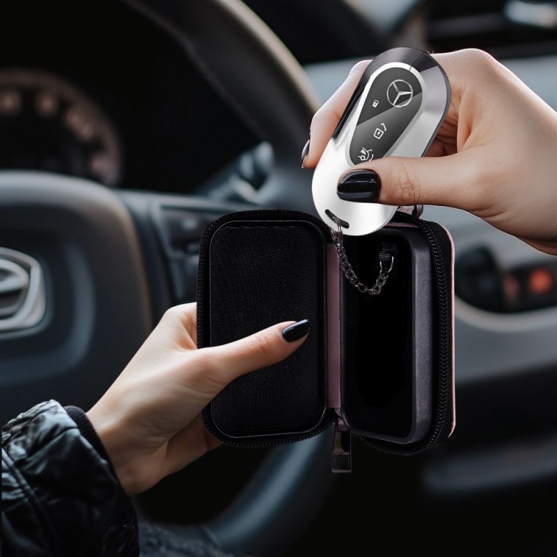 Ети на Фарадеевата клетка Tech-Protect KLR300 за ключове Keyless RFID, розов - 5906302331000