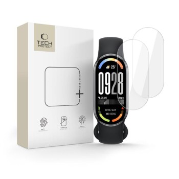 Tech-Protect Hydro Flex+ хидрогелно фолио 2 броя за Xiaomi Smart Band 8 / 9 / 10 / NFC CLEAR (SKU 5906302331024)