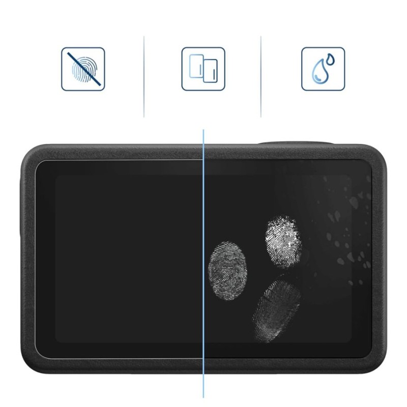 Tech-Protect Glass Fit+ (2-SET) закалено стъкло за DJI Osmo Action 5 Pro Clear - 5906302331062