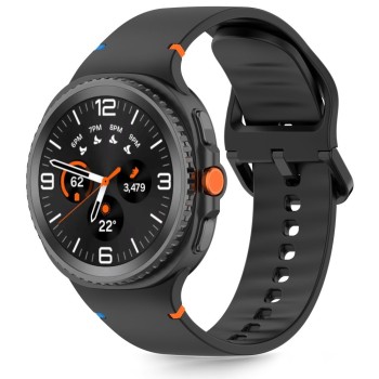 TECH-PROTECT Силиконова каишка за Samsung Galaxy Watch 8 / 9 / Classic (40 / 44 / 46 мм) черна