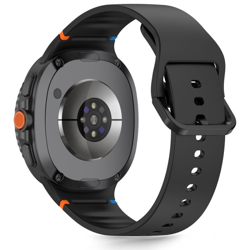 TECH-PROTECT Силиконова каишка за Samsung Galaxy Watch 8 / 9 / Classic (40 / 44 / 46 мм) черна - TECH-PROTECT Силиконова каишка за Samsung Galaxy Watch 8 / 9 / Classic (40 / 44 / 46 мм) черна - 5906302331109
