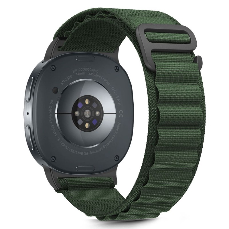 Tech-Protect Nylon Pro каишка за Samsung Galaxy Watch 8 / 9 / Classic (40 / 44 / 46 мм) Army Green - Tech-Protect Nylon Pro каишка за Samsung Galaxy Watch 8 / 9 / Classic (40 / 44 / 46 мм) Army Green - 5906302331284