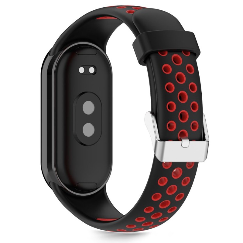 TECH-PROTECT ICONBAND AIR за Xiaomi Smart Band 8/9/10 NFC – черно/червен - 5906302331369