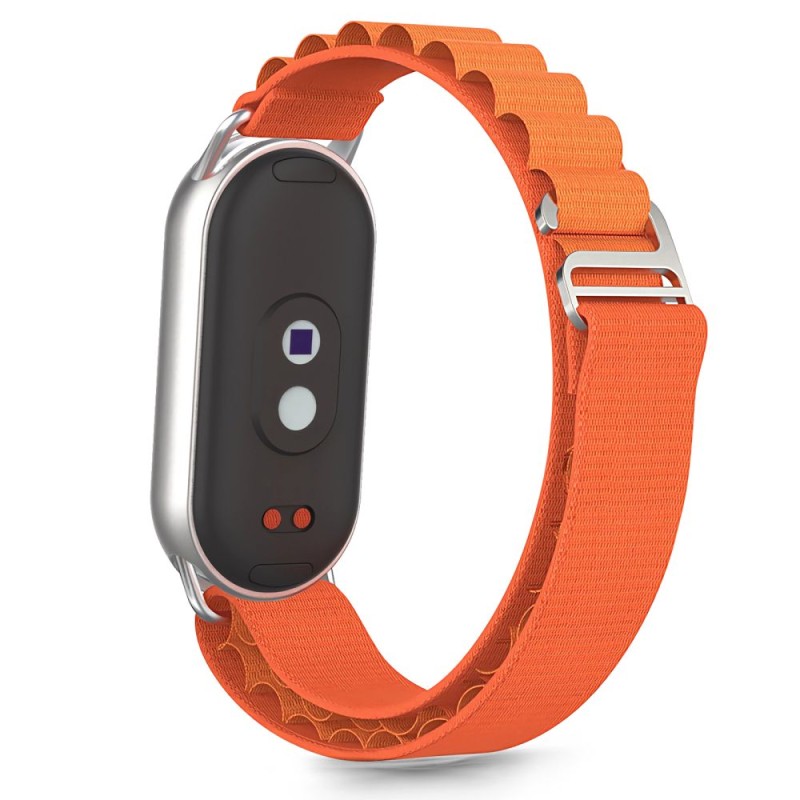 TECH-PROTECT NYLON PRO за Xiaomi Smart Band 8/9/10 / NFC, оранжев - TECH-PROTECT NYLON PRO за Xiaomi Smart Band 8/9/10 / NFC, оранжев - 5906302331420