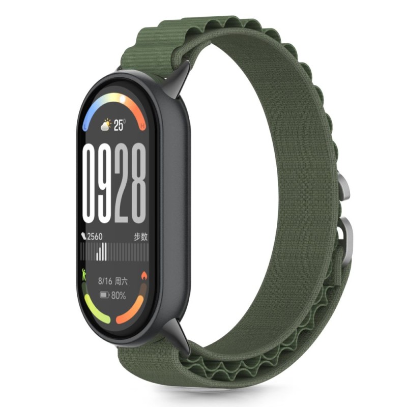 TECH-PROTECT NYLON PRO каишка за Xiaomi Smart Band 8 / 9 / 10 / NFC, армейско зелено - TECH-PROTECT NYLON PRO каишка за Xiaomi Smart Band 8 / 9 / 10 / NFC, армейско зелено - 5906302331437