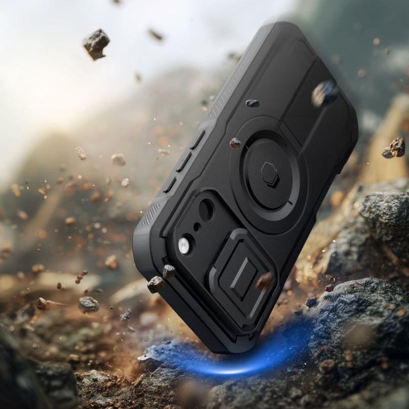 TECH-PROTECT KEVLAR MAGSAFE КАЛЪФ ЗА iPHONE 17 PRO BLACK - 5906302331635