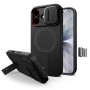 TECH-PROTECT KEVLAR AURA MAGSAFE за iPhone 17 – черен