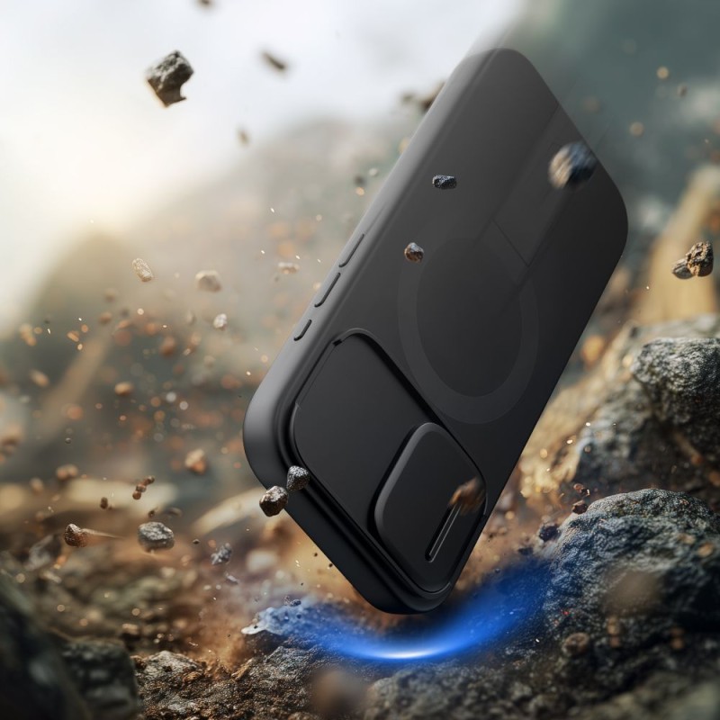 TECH-PROTECT KEVLAR AURA MAGSAFE за iPhone 17 – черен - 5906302331659
