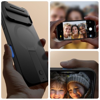 TECH-PROTECT KEVLAR AURA MagSafe кейс за iPhone Air Black TECH-PROTECT KEVLAR AURA MagSafe кейс за iPhone Air Black