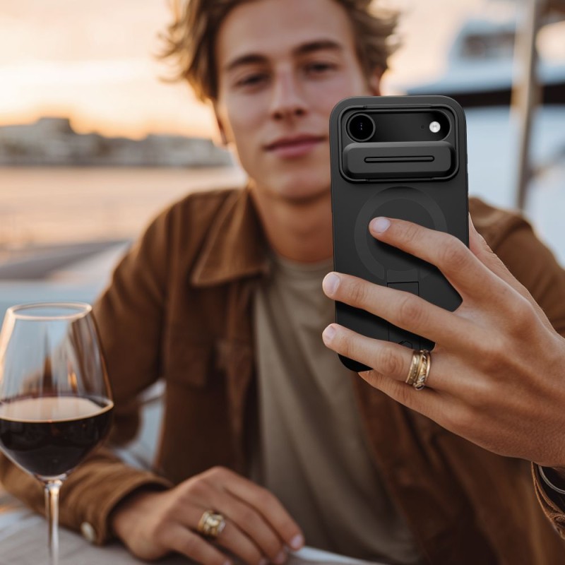 TECH-PROTECT KEVLAR AURA MagSafe кейс за iPhone Air Black - 5906302331666