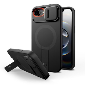 TECH-PROTECT KEVLAR AURA MAGSAFE Кейс за iPhone 16E / 17E Черен