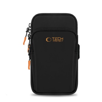 TECH-PROTECT M7 Универсална спортна лента за ръка (черно/оранжево) TECH-PROTECT M7 Универсална спортна лента за ръка (черно/оранжево)