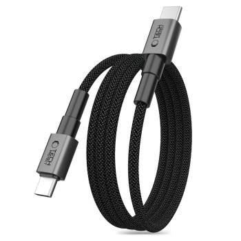 Tech-Protect ULTRABOOST DNA MAGTWIST Type-C кабел PD 100W / 5A 200 см iron grey