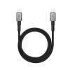 Tech-Protect ULTRABOOST DNA MAGTWIST Type-C кабел PD 100W / 5A 200 см iron grey - 5906302331871