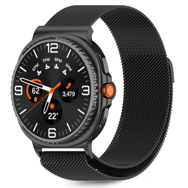 TECH-PROTECT MilaneseBand за Samsung Galaxy Watch 8 / 9 / Classic (40 / 44 / 46 мм) Black - TECH-PROTECT MilaneseBand за Samsung Galaxy Watch 8 / 9 / Classic (40 / 44 / 46 мм) Black - 5906302331888