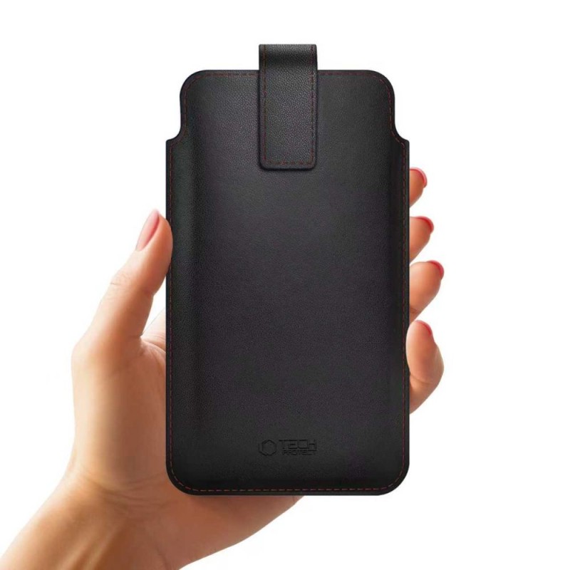 Tech-Protect SM65 универсален калъф за телефон 6.0–6.9 инча черен/червен - Tech-Protect SM65 универсален калъф за телефон 6.0–6.9 инча черен/червен - 5906302331994