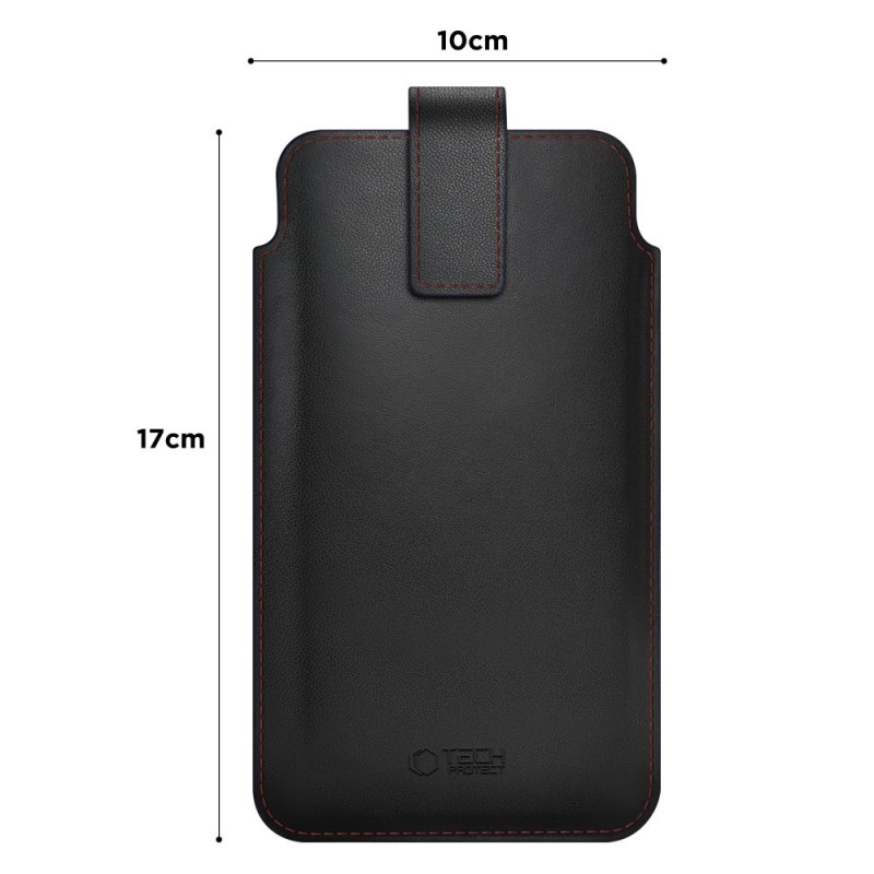 Tech-Protect SM65 универсален калъф за телефон 6.0–6.9 инча черен/червен - Tech-Protect SM65 универсален калъф за телефон 6.0–6.9 инча черен/червен - 5906302331994