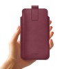 Tech-Protect SM65 Универсален калъф за телефон 6.0–6.9 инча „Mulberry“ (екокожа) - Tech-Protect SM65 Универсален калъф за телефон 6.0–6.9 инча „Mulberry“ (екокожа) - 5906302332014