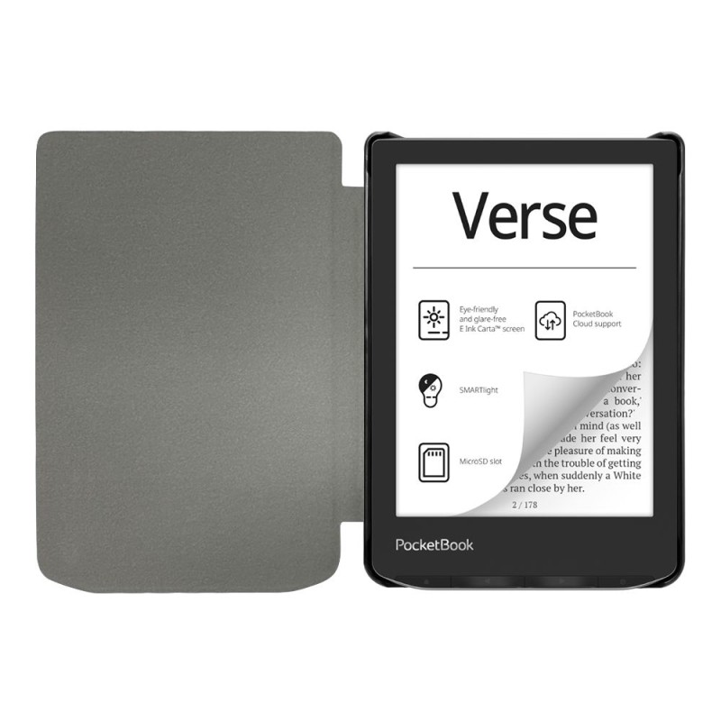 TECH-PROTECT SMARTCASE POCKETBOOK VERSE / PRO / LITE Black - TECH-PROTECT SMARTCASE POCKETBOOK VERSE / PRO / LITE Black - 5906302332076