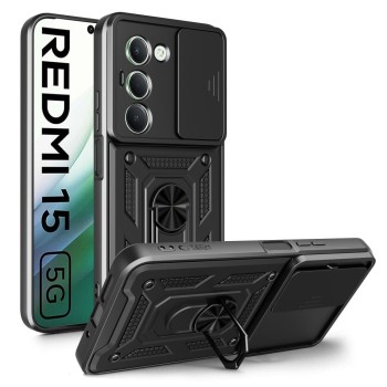 TECH-PROTECT CAMSHIELD PRO за Xiaomi Redmi 15 4G / 5G, черен