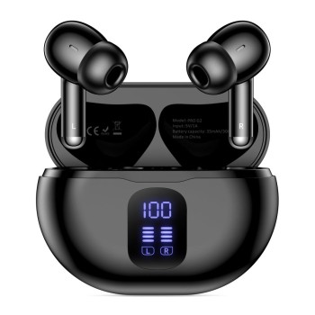 Tech-Protect UltraBoost TWS Earphone Pro G2 Черни безжични слушалки Tech-Protect UltraBoost TWS Earphone Pro G2 Черни безжични слушалки