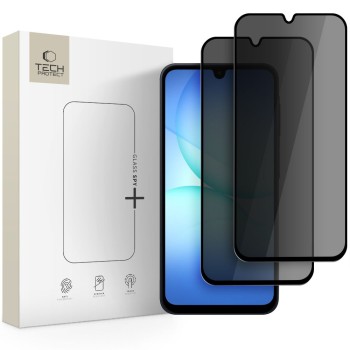 Tech-Protect Glass SPY+ Privacy 2-Pack за Samsung Galaxy A16/A26/A17 (4G/5G) – закалено стъкло