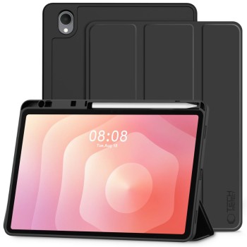 TECH-PROTECT SmartCase Pen калъф за Galaxy Tab S11 11.0 (X730 / X736B) черен