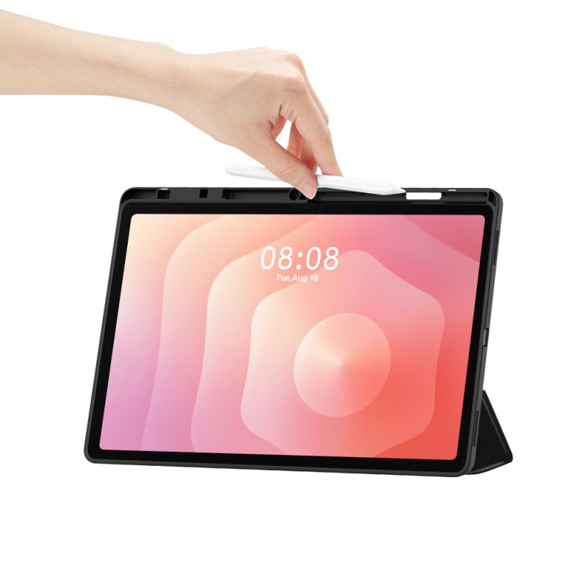 TECH-PROTECT SmartCase Pen калъф с поставка и отделение за S Pen за Galaxy Tab S8 Ultra / S9 Ultra / S10 Ultra / S11 Ultra / S12 Ultra 14.6 – черен - 5906302332670