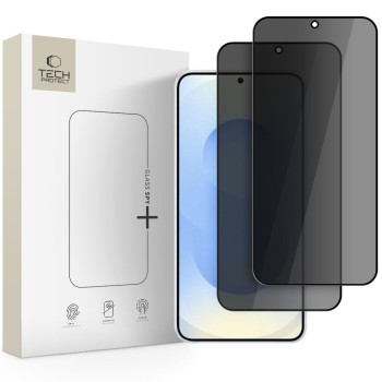 Tech-Protect Glass SPY+ ПРИВАТИЗИРАЩО закалено стъкло за Samsung Galaxy S26 (2 броя)