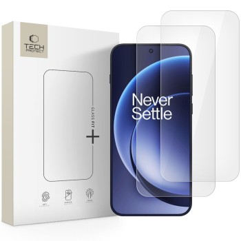 Tech-Protect Glass Fit+ предпазно закалено стъкло за OnePlus 15, 2 броя (Clear)