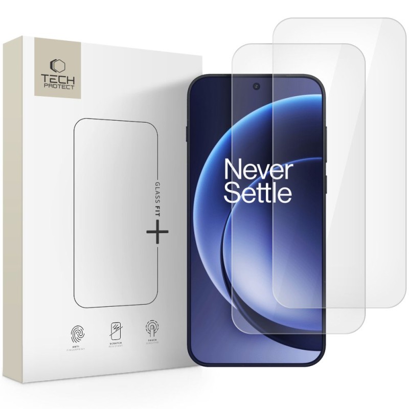 Tech-Protect Glass Fit+ предпазно закалено стъкло за OnePlus 15, 2 броя (Clear) - Tech-Protect Glass Fit+ предпазно закалено стъкло за OnePlus 15, 2 броя (Clear) - 5906302332748