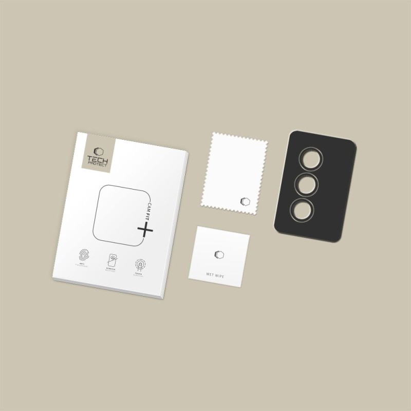 Tech-Protect Camring Fit+ Силикон/протектор за камера за Samsung Galaxy S25 FE Clear (прозрачен) - Tech-Protect Camring Fit+ Силикон/протектор за камера за Samsung Galaxy S25 FE Clear (прозрачен) - 5906302332779