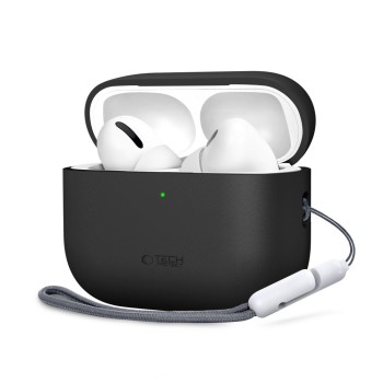 TECH-PROTECT СИЛИКОНОВ КАЛЪФ ЗА APPLE AIRPODS PRO 3 BLACK