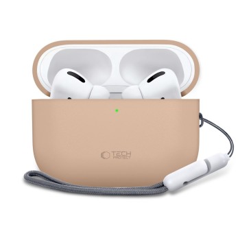 Tech-Protect Силиконов калъф за Apple AirPods Pro 3 Caffè Latte Tech-Protect Силиконов калъф за Apple AirPods Pro 3 Caffè Latte