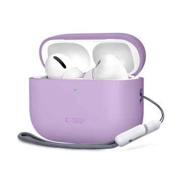 TECH-PROTECT Силиконов калъф за Apple AirPods Pro 3 лавандула