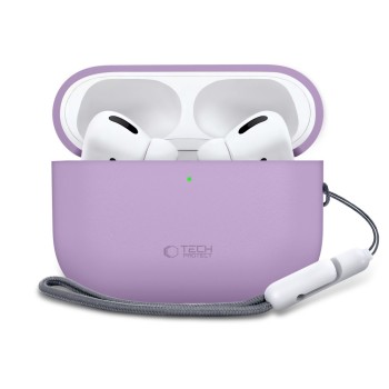 TECH-PROTECT Силиконов калъф за Apple AirPods Pro 3 лавандула TECH-PROTECT Силиконов калъф за Apple AirPods Pro 3 лавандула