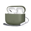 TECH-PROTECT Силиконов калъф за Apple AirPods Pro 3 (Olive Green) - TECH-PROTECT Силиконов калъф за Apple AirPods Pro 3 (Olive Green) - 5906302333073