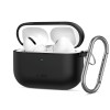 TECH-PROTECT Силиконов калъф с карабинер за Apple AirPods Pro 3 черен - 5906302333097
