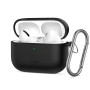 TECH-PROTECT Силиконов калъф с карабинер за Apple AirPods Pro 3 черен