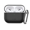 TECH-PROTECT Силиконов калъф с карабинер за Apple AirPods Pro 3 черен - 5906302333097