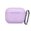 TECH-PROTECT Силиконов калъф с карабинер за Apple AirPods Pro 3, лавандула - 5906302333103